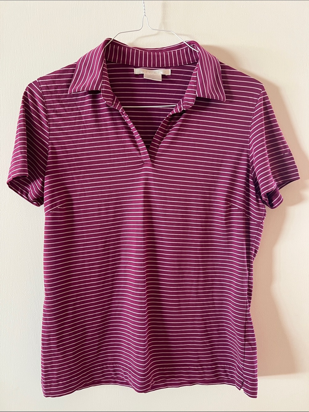 Nike Golf Women’s Polo Purple Striped